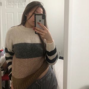 Colorblock sweater